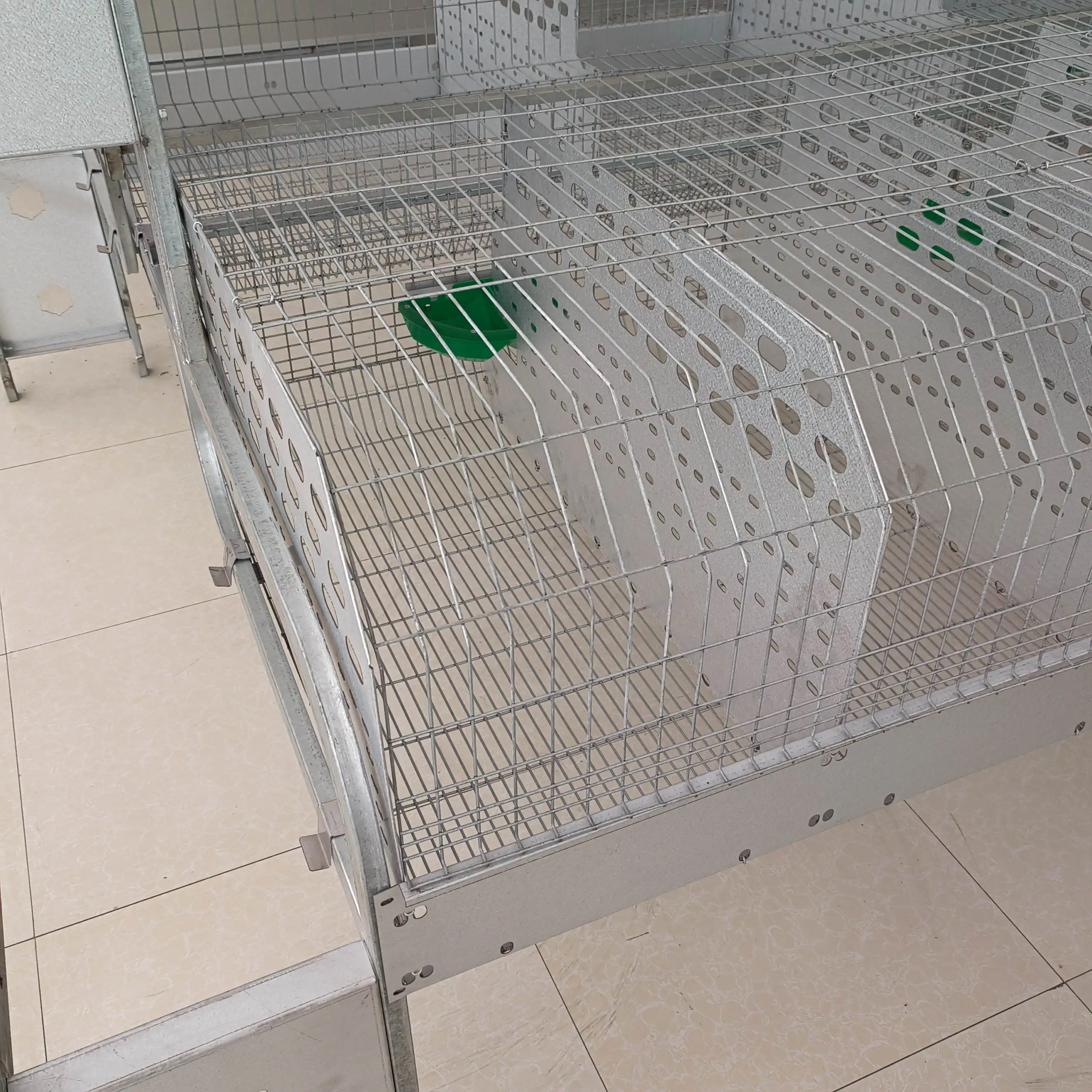 Cage à lapin galvanisée à chaud cage à lapin mâle cage à lapin commerciale