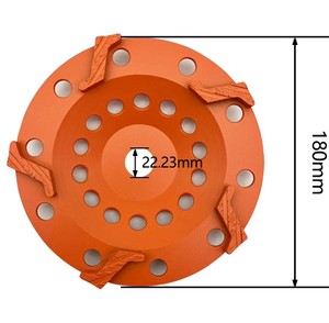 180mm disco diamantato rettifica tazza ruota <span class=keywords><strong>per</strong></span> macinazione calcestruzzo <span class=keywords><strong>per</strong></span> <span class=keywords><strong>smerigliatrice</strong></span> angolare <span class=keywords><strong>per</strong></span> pavimento in cemento - Product Image 1