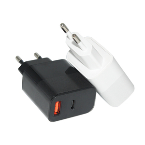 Hot bán 25W PD 2.0 QC3.0 nhanh charging2025 USB + Type-C phổ Travel Adapter Loại C nhanh chóng sạc chúng tôi/EU mini sạc - Product Image 1