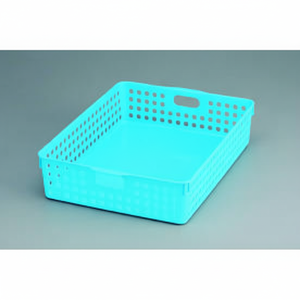 Cesto portaoggetti blu Inomata A4 - Product Image 1