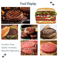 Nouvelle série BNT-208, machine automatique à galettes de viande pour hamburgers, machine commerciale de formage de galettes congelées à haute capacité pour les usines