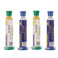 Pâte à souder sans plomb UV559 UV223 pour mécaniciens, 100g 10cc, pâte de flux BGA pour reprise et reballing BGA