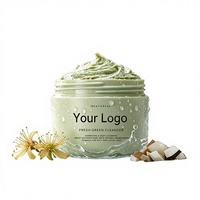 Crème Nettoyante Personnalisée B.I.R.D aux Herbes Naturelles, Acide Hyaluronique, Contrôle du Sébum, Réducteur de Pores, Hydratant pour Peaux Grasses/Sèches