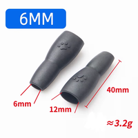 Accessoires de laisse pour animaux de compagnie à dégagement rapide, écologiques, 6 mm-18 mm, sangle en plastique noir, boucle de sangle, clip pour chiens et chats