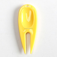 Ensemble de fixateur de marque de balle léger bon marché Accessoires de golf Fourche de réparation de terrain Outil de réparation de divot de golf coloré