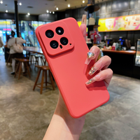 Para XiaoMi RedMi Note 14 Pro K80 10 11 11S 10s 10T 9T 8 8T 7 Pro 9A 9C 10C Poco X3Soft Solid Candy Cover Funda de silicona líquida