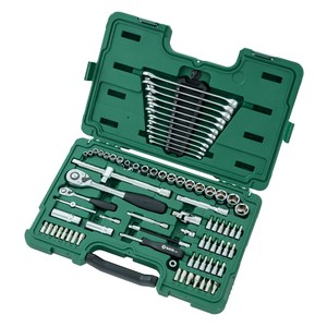 ชุดเครื่องมือซ่อมแซมเครื่องกลแบบครบชุด <span class=keywords><strong>SATA</strong></span> 09518 76 ชิ้น ขนาด 6.3 12.5 มม. พร้อมด้ามขันแบบโซลิดและด้ามขันแบบแร็คเก็ต - Product Image 1