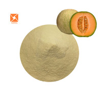 Poudre de jus de melon cantaloup concentré de qualité alimentaire soluble dans l'eau, saveur fruitée