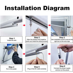 กล่องไฟ LED อะ<span class=keywords><strong>ค</strong></span>ริลิ<span class=keywords><strong>ค</strong></span>ทรงสี่เหลี่ยมผืนผ้าบางเฉียบ ผลิตในจีน ขนาด A3 เป็นมิตรกับสิ่งแวดล้อม <span class=keywords><strong>ค</strong></span>วาม<span class=keywords><strong>ส</strong></span>ว่าง<span class=keywords><strong>ส</strong></span>ูง เหมาะสำหรับแขวนหน้าต่างสำนักงาน แสดง<span class=keywords><strong>เมนู</strong></span> - Product Image 5