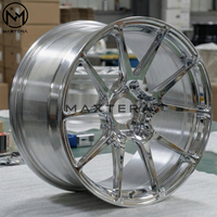 Jantes de voiture Maxtera forgées sur mesure de style GA1R à trous ouverts pour Corvette C7 C8 Porsche 911 BMW M3 M4 Mustang GTR Dodge Viper, jantes en alliage