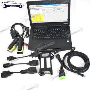 Outil de diagnostic pour camions et excavatrices Vcads Vocom lI 88890400 VOCOM 2, câble de test ECU et ordinateur portable CF53. - Product Image 6