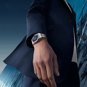 Orologio Svizzero Louis <span class=keywords><strong>Schwab</strong></span> 45 Serie Le Mirage LS.33.01.07.01 PeakBlue di Lusso Alta Qualità SW200-1 Meccanico da Uomo in Acciaio 316L - Product Image 6
