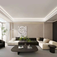 Luminaire linéaire double à montage en surface pour plafond, idéal pour salon, chambre, éclairage de plafond encastré, barre lumineuse rigide en plâtre