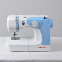 JUKKY Machine à coudre à domicile portable Mini machines à coudre automatiques électriques avec pied presseur pour plastique durable fabriqué à la mode