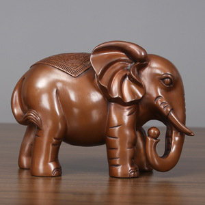 Copper World Bronze <b>Elephant</b> Figurine Handmade Living Room Home Decoration Housewarming <b>Gift</b> - Product Image 3