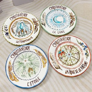 Vente directe d'usine Assiette à dîner en porcelaine <span class=keywords><strong>de</strong></span> Chine pour enfants avec motifs <span class=keywords><strong>de</strong></span> dessins animés représentant le soleil, la lune et les étoiles, un ensemble <span class=keywords><strong>de</strong></span> quatre assiettes - Product Image 6