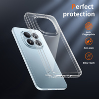Coque de téléphone portable antichoc en PC transparent pour Xiaomi, coque en PC TPU pour Redmi Note 15 Pro+ 5G