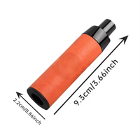 Embout de chicha portable de luxe, support manuel, accessoires pour narguilé avec housse en cuir et silicone 15k 30k 50k