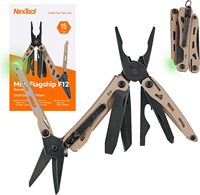 Outil multifonction porte-clés NexTool Flagship F12, outils de poche, pinces pliantes, tournevis, ciseaux, règle pour EDC, outil de jardinage