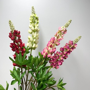 A-076 ขายส่งคุณภาพสูงสีชมพูประดิษฐ์พืช<span class=keywords><strong>ดอก</strong></span>ไม้ลูปินสําหรับตกแต่งบ้า<span class=keywords><strong>น</strong></span>กลางแจ้งการถ่ายภาพ Prop - Product Image 2