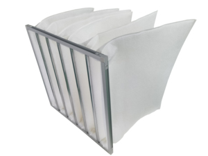 Tùy chỉnh thực hiện V Loại bộ lọc không khí hiệu quả trung bình HEPA tông HVAC Bộ lọc không khí điều kiện mới vật liệu sợi tổng hợp - Product Image 3