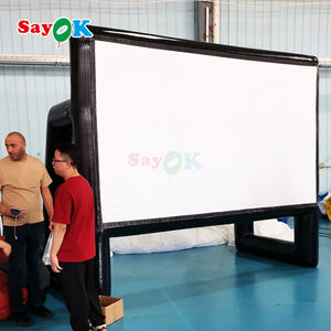Sayok, pantallas de proyector inflables personalizadas de 16 pies, pantalla de TV inflable para exteriores, pantalla de aire inflable, cine de proyección - Product Image 2