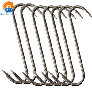 Crochets de boucher de haute qualité, divers types, personnalisables pour abattoirs, boucheries <span class=keywords><strong>et</strong></span> systèmes de rails à viande - Product Image 6
