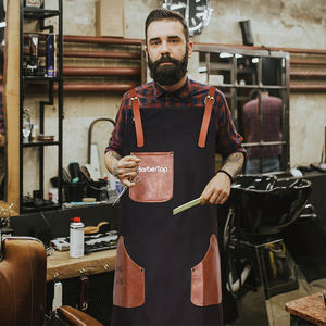 Парикмахерская фартук для кухни, ресторана и сервера для рукоделия, профессиональный длинный фартук для стрижки волос - Product Image 1