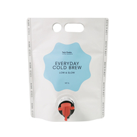 Sachet Doypack jetable en plastique à double fond avec robinet Vitop/vanne papillon, impression héliogravure pour vin, gâteaux et aliments pour bébés