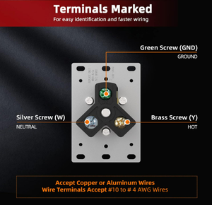 Prise de sortie de remorque 30 A 125V 3P <span class=keywords><strong>pour</strong></span> <span class=keywords><strong>camping</strong></span>-cars, <span class=keywords><strong>camping</strong></span>-cars, remorques de voyage, <span class=keywords><strong>camping</strong></span>-<span class=keywords><strong>car</strong></span>, adaptateurs - Product Image 4