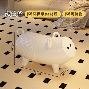 Design carino con ornamenti semplici cartoni animati di alto valore per i bambini Armadio di stoccaggio in plastica moderna creativa per la casa - Product Image 6