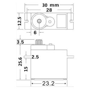 Servomoteur numérique miniature JX PDI-1151MG 15g sans noyau, étanche, 120 degrés, roulements 2BB, fréquence 1520us/330Hz, moule privé pour modèles RC - Product Image 6