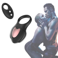 Jouet sexuel masculin pour retarder l'éjaculation, contrôle des vibrations, 10 vitesses, étanche IPX7, anneau de pénis en silicone rechargeable avec télécommande pour hommes