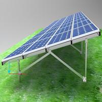 Système d'installation solaire en forme de W, modèle Greatest Energy GT, nouvelle énergie, cadre modulaire en oxyde d'aluminium, alliage d'aluminium, résistant au vent de 60 m/s