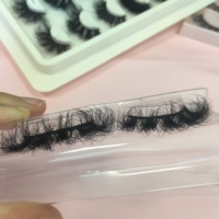 3D 25mm Faux Cils Vison Cils 5D Vendeur de Cils Pointes de Gros Extension de Cils Qualité Faux Cils en Bande