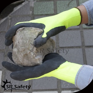 Gants de sécurité SRsafety en mousse de polyester bon marché, enduits de <span class=keywords><strong>latex</strong></span>, pour la construction, le jardinage, pour femmes, Guantes De Seguridad - Product Image 6