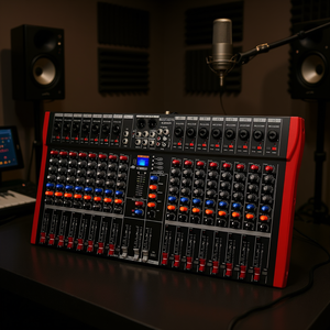 Mezclador de Audio Analógico de 16 Canales con Bluetooth, Interfaz de Grabación USB para PC, Consola de DJ, Mezclador para Karaoke, Música y Podcast - Product Image 2