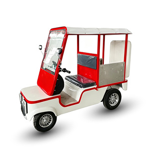 Voiturette de golf électrique Holladay 800W à <span class=keywords><strong>2</strong></span> <span class=keywords><strong>places</strong></span>, quadricycle électrique pliable avec plateau de chargement arrière, vélo électrique à quatre roues avec toit - Product Image 6
