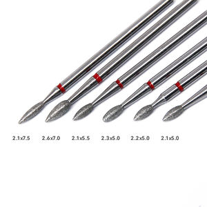 2,3mm Edelstahl-Diamantfräser Runde Form Nagelbohrer Professionelle Maniküre-Pediküre-Werkzeuge zur Nagelhautreinigung - Product Image 4