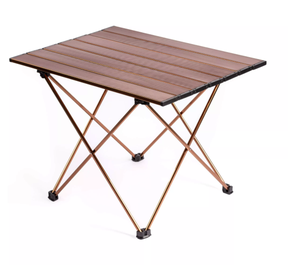 Mesa Auxiliar para Exteriores, Ligera, Compacta, Plegable, con Superficie de Aluminio, Portátil, para Camping, Mesa de Metal para Picnic - Product Image 6