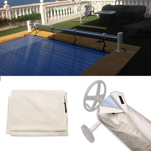 <b>Pool</b> Cover Roll On Waterproof Oxford Cloth Solar Heating <b>For</b> Inground Above Ground <b>Pools</b> <b>Garden</b> Patio Use - Product Image 1