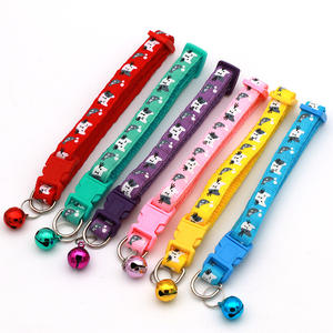 Nylon Cute Pet <b>Collars</b> Wholesale Reflective Cat <b>Dog</b> <b>Collar</b> with Modern Elegant Simple Luxury Print Cartoon Styles - Product Image 2