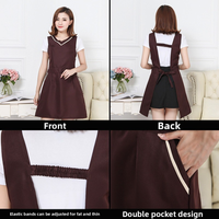Tablier en laine personnalisé avec logo, confectionné avec précision, sans manches, imperméable, résistant à l'huile, pour cuisine, service, outils, lavable, pour charpentier, barista