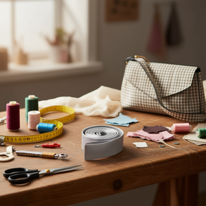 Cinghia per Borsa Ilan 3,8 cm x 3 m in Tessuto Grigio per Realizzazione Borse - Product Image 2