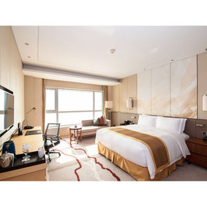 Meubles de chambre d'hôtes Luxe écologique 4 étoiles standard Appartement Fournitures Commodités Ensemble de meubles de chambre à coucher d'hôtel - Product Image 2