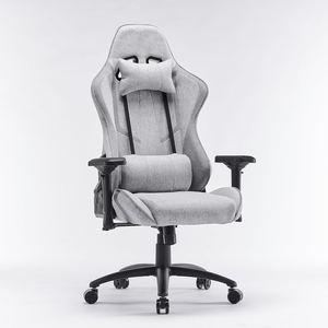 Silla Gamer de Aleación Resistente, Carga Máxima de 150 kg, Silla de Juego con Sistema de Inclinación Multidireccional, Tela Gris, Silla de Oficina Gamer - Product Image 6