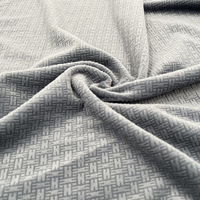 Prix d'usine 200gsm Spandex Super Soft Velvet Burnout