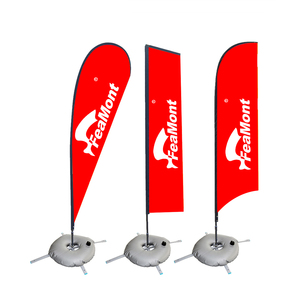 Рекламная реклама, индивидуальный принт, флаг с перьями, летающий пляжный флаг, баннер, каплеобразные флаги, пляжные флаги - Product Image 1