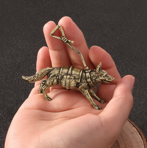 狩猎警犬黄铜摆件装饰展示皮带狗工艺品 - Product Image 4