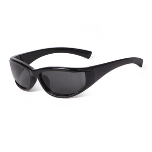 Gafas <span class=keywords><strong>de</strong></span> <span class=keywords><strong>Sol</strong></span> Envolventes <span class=keywords><strong>de</strong></span> Moda 24126, Estilo Vintage Oscuro Y2K 2026, para Hombre y Mujer, para Deportes al Aire Libre - Product Image 1